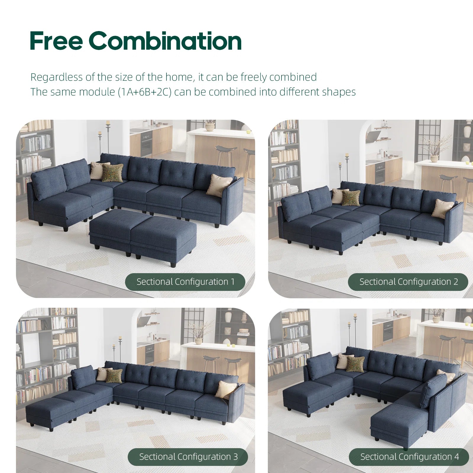 Danaisa 15 - Piece Living Room Luxury Sofa Set