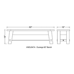 Hamper Wooden Entryway & Dining Bench - Wooden bazar