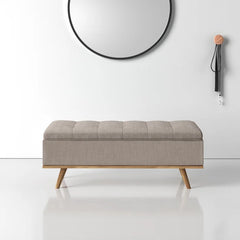 Inpord Storage Bench - Wooden Bazar