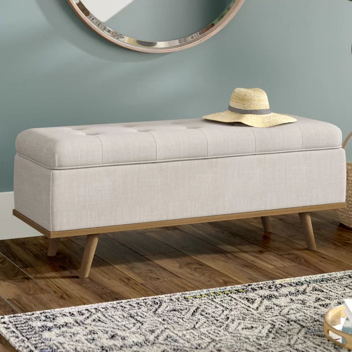 Perry 46" Storage Bench - Wooden bazar