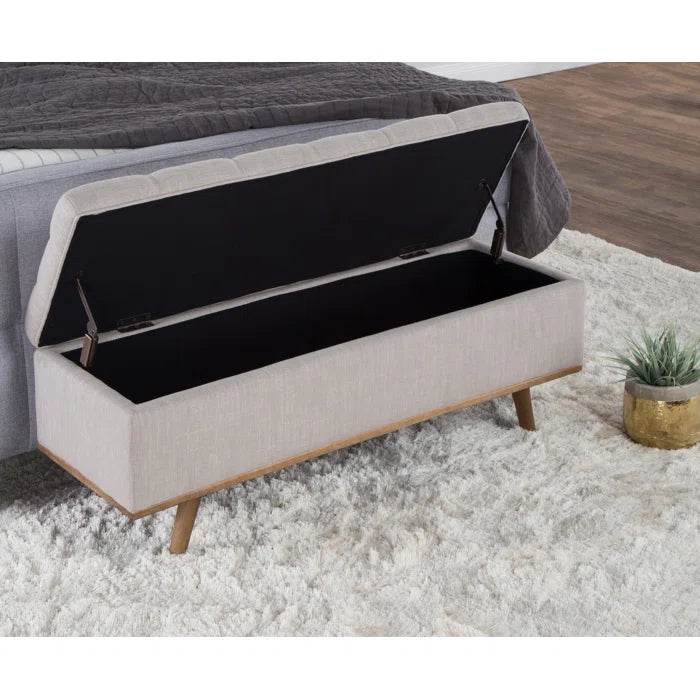 Inpord Storage Bench - Wooden Bazar