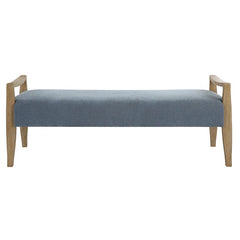 Oalis Polyester Upholstered Bench - Wooden Bazar