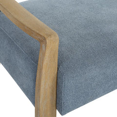 Oalis Polyester Upholstered Bench - Wooden Bazar