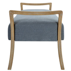 Oalis Polyester Upholstered Bench - Wooden Bazar