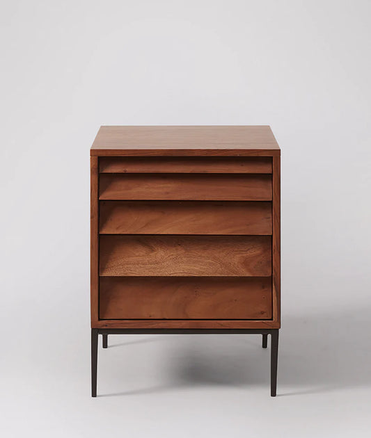 Solid Wood Bed Side Table - Wooden Bazar