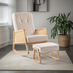 Lapinan Solid Wood Rocking Chair - Wooden bazar