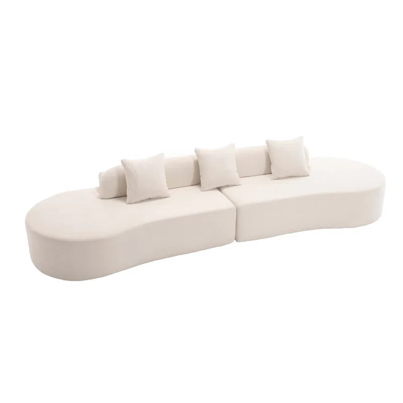 Deniquem Modern curved combination Luxury sofa set