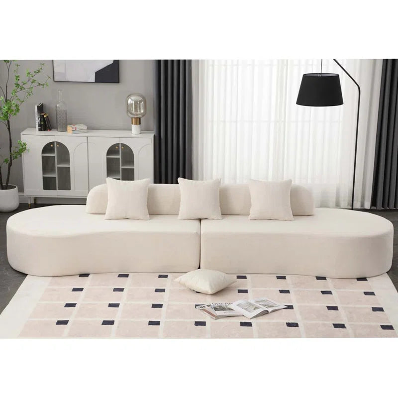 Deniquem Modern curved combination Luxury sofa set