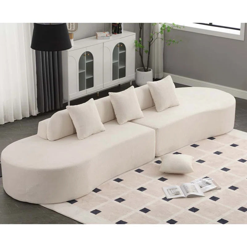 Deniquem Modern curved combination Luxury sofa set