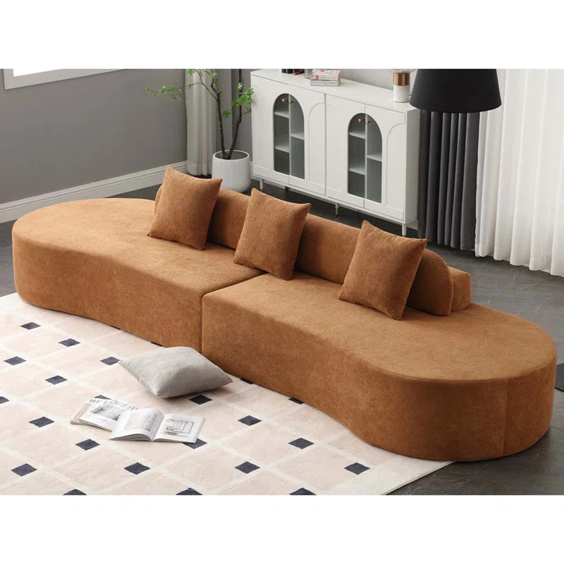 Deniquem Modern curved combination Luxury sofa set