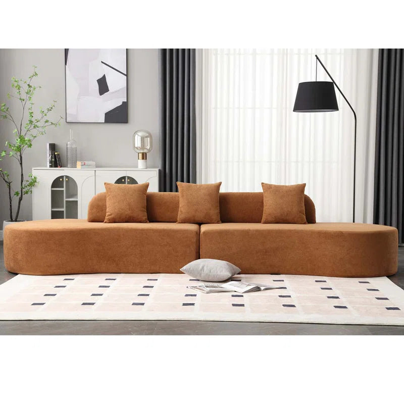 Deniquem Modern curved combination Luxury sofa set