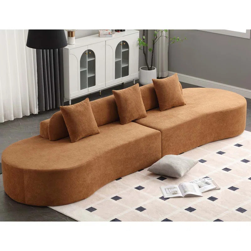 Deniquem Modern curved combination Luxury sofa set