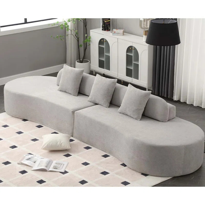 Deniquem Modern curved combination Luxury sofa set