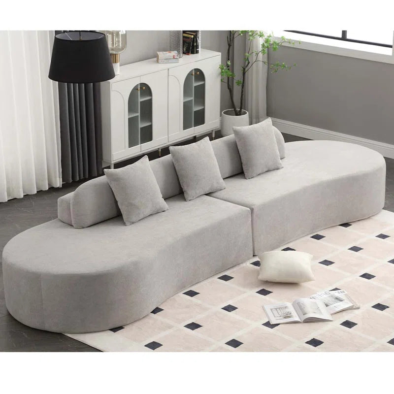 Deniquem Modern curved combination Luxury sofa set