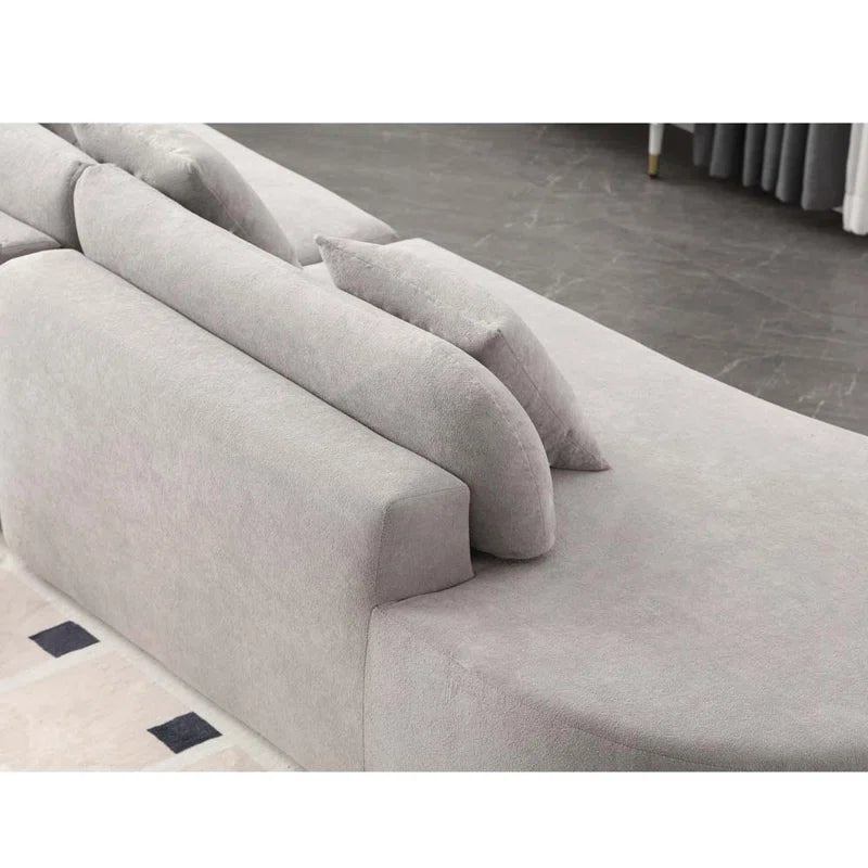 Deniquem Modern curved combination Luxury sofa set