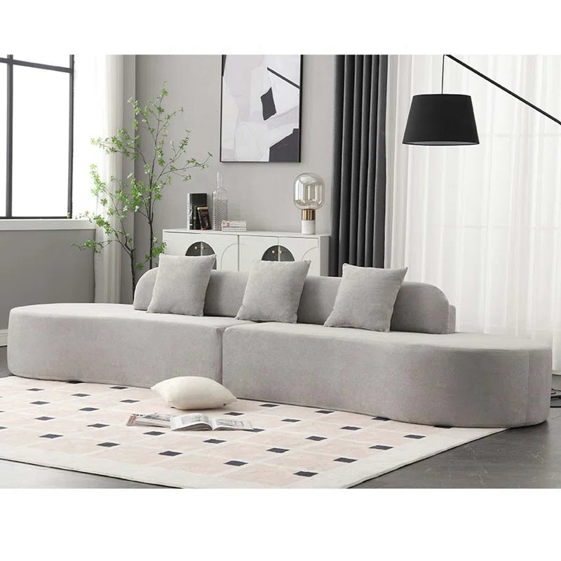 Deniquem Modern curved combination Luxury sofa set