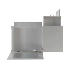 Sherloking Contemporary Vanity Set with Mirror and Padded Matching Stool