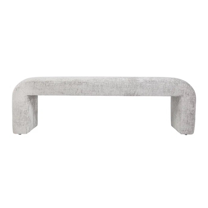 Dasloper Polyester Upholstered Bench - Wooden Bazar