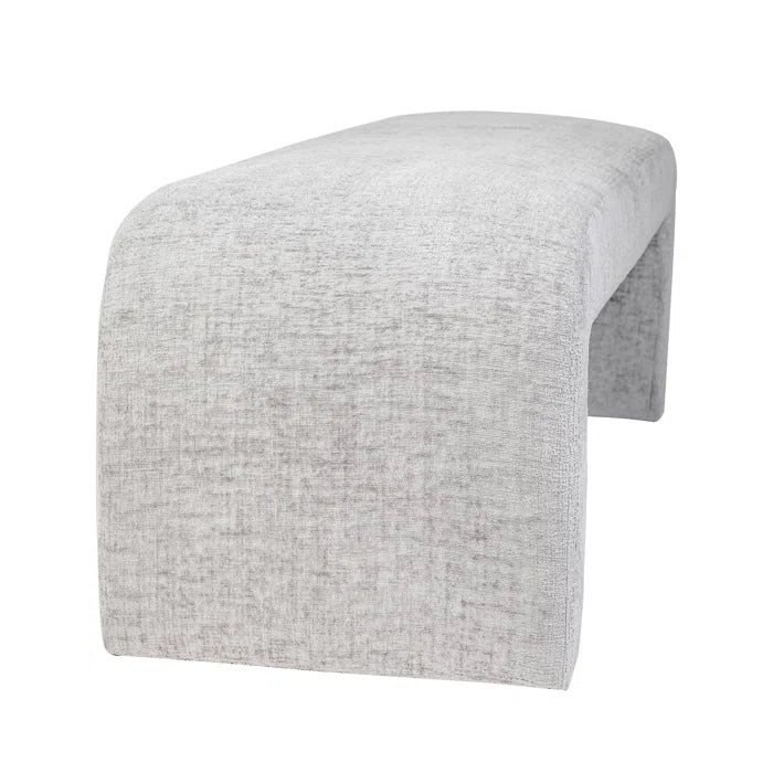 Dasloper Polyester Upholstered Bench - Wooden Bazar