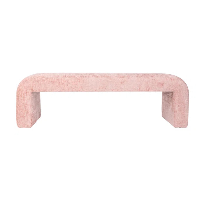 Dasloper Polyester Upholstered Bench - Wooden Bazar