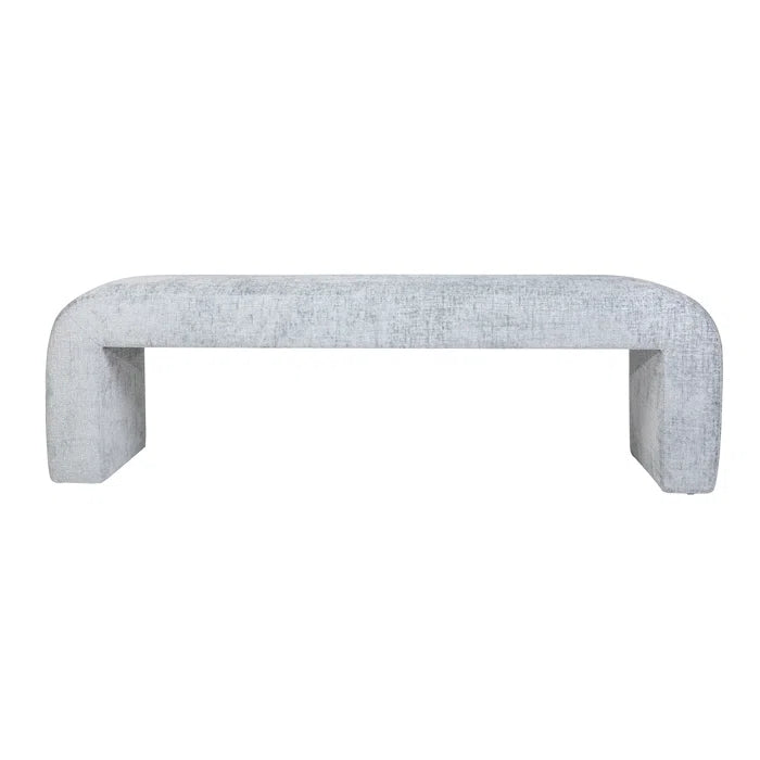 Dasloper Polyester Upholstered Bench - Wooden Bazar