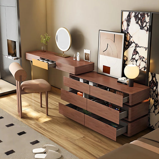 Cadesia Vanity dressing table with mirror, light and stool