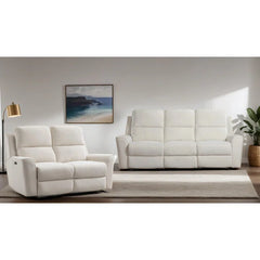 Divonas 2 Piece Modern Chenille Power Reclining Living Room Luxury Sofa Set