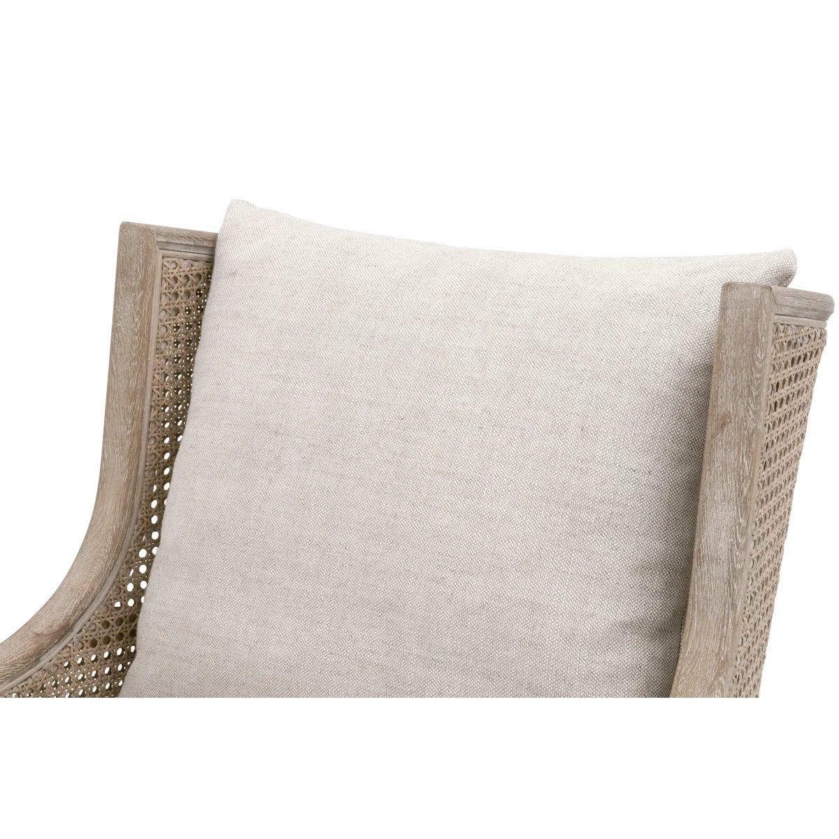 Solid Wood Armchair – Durable Frame with Soft Upholstery