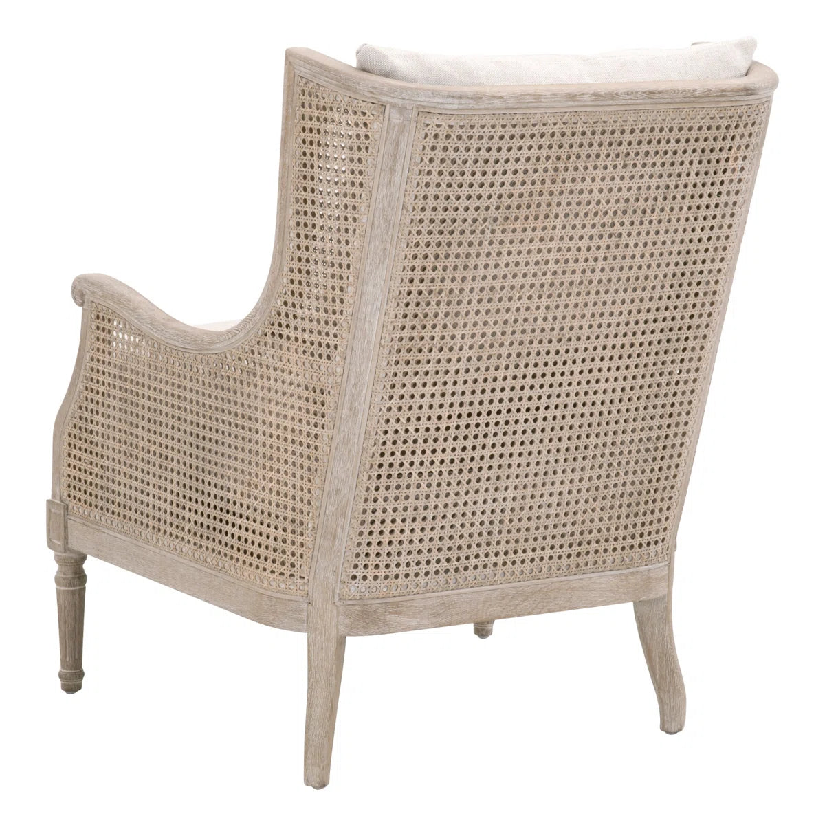 Solid Wood Armchair – Durable Frame with Soft Upholstery