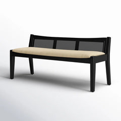 Dogger Cane Back Cushioned Bench