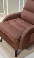 Adjustable Accent Lounge Recliner Chair with Storage Ottoman