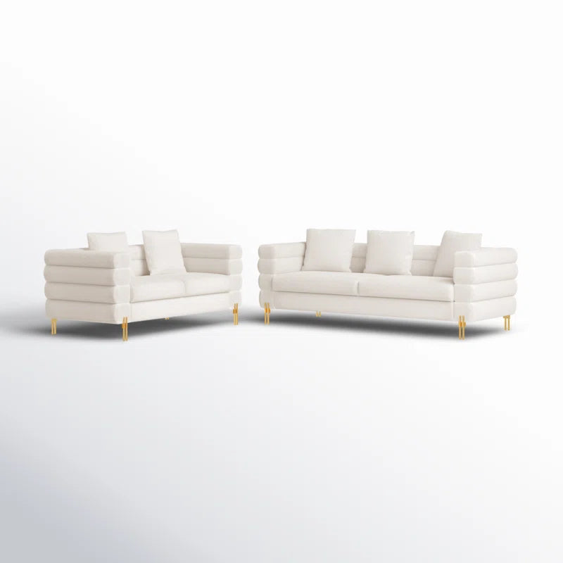 Eatontony Living Room Luxury Sofa Set