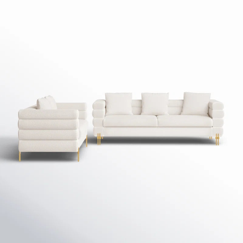 Eatontony Living Room Luxury Sofa Set