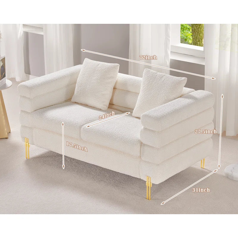 Eatontony Living Room Luxury Sofa Set