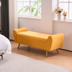 Storage Bench End of Bed Ottoman for King Size Bed - Wooden Bazar