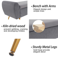 Storage Bench End of Bed Ottoman for King Size Bed - Wooden Bazar