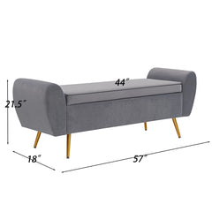 Storage Bench End of Bed Ottoman for King Size Bed - Wooden Bazar