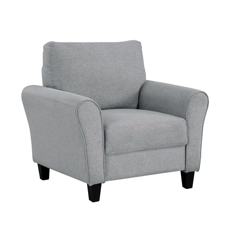 Emilion 3-Piece Upholstered Living Room Luxury Sofa Set