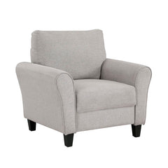 Emilion 3-Piece Upholstered Living Room Luxury Sofa Set