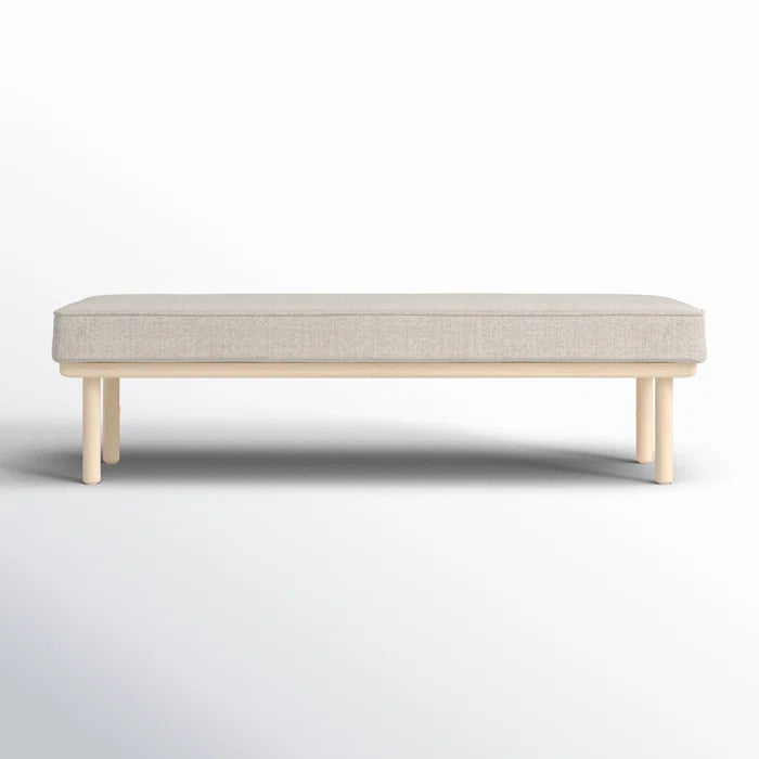 Jungkook Upholstered Bench For Modern Living - Wooden Bazar