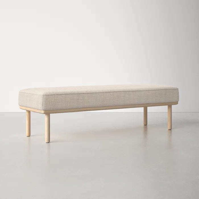 Jungkook Upholstered Bench For Modern Living - Wooden Bazar