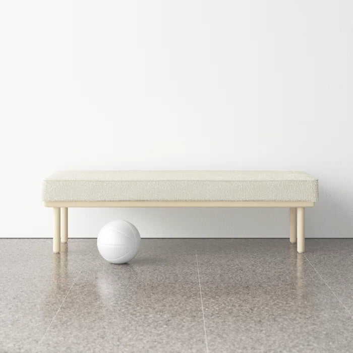 Jungkook Upholstered Bench For Modern Living - Wooden Bazar