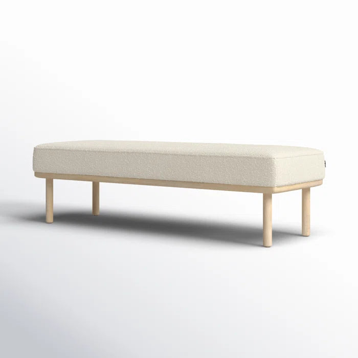 Jungkook Upholstered Bench For Modern Living - Wooden Bazar