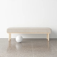 Jungkook Upholstered Bench For Modern Living - Wooden Bazar