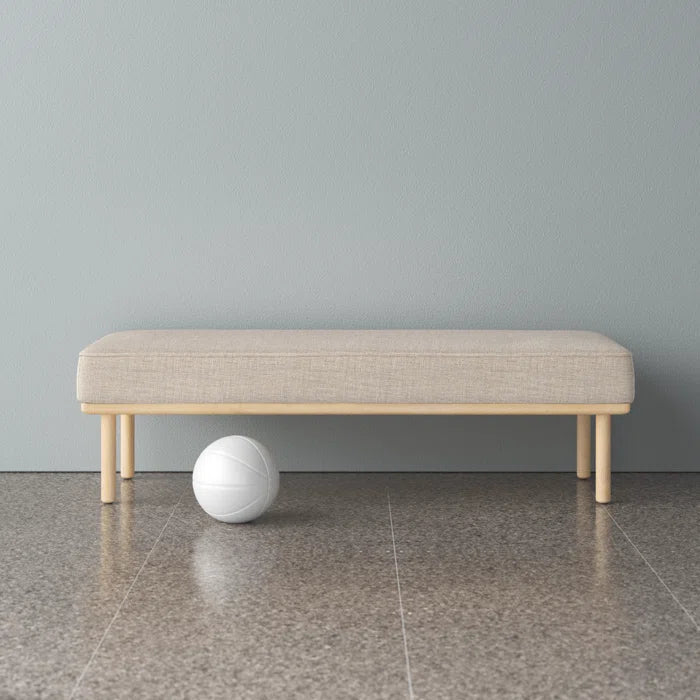 Jungkook Upholstered Bench For Modern Living - Wooden Bazar