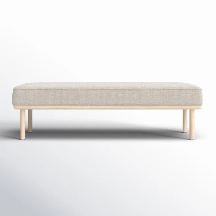 Jungkook Upholstered Bench For Modern Living - Wooden Bazar