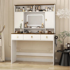 Velingtone Dressing Table Makeup Table with Lighted Mirror