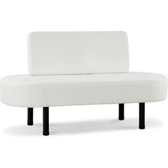 Luckon Faux Leather Upholstered Bench - Wooden Bazar