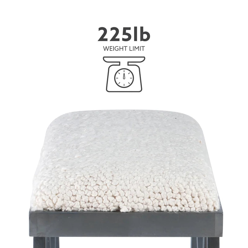 Laoche Upholstered Bench - Wooden bazar