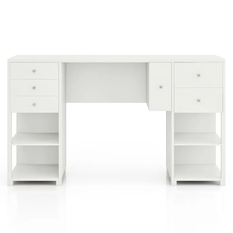 Laberex White Vanity Dreessing Table - Wooden bazar